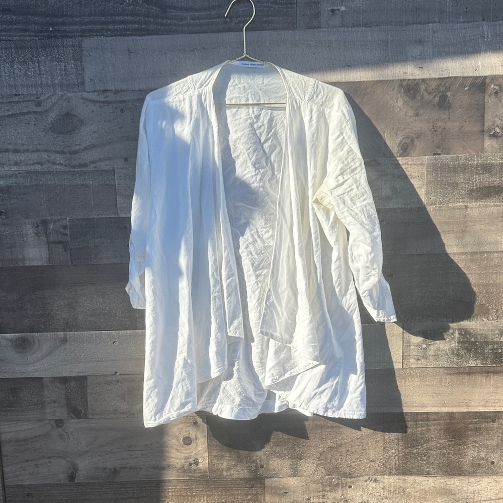 James Peres Open Front Cardigan